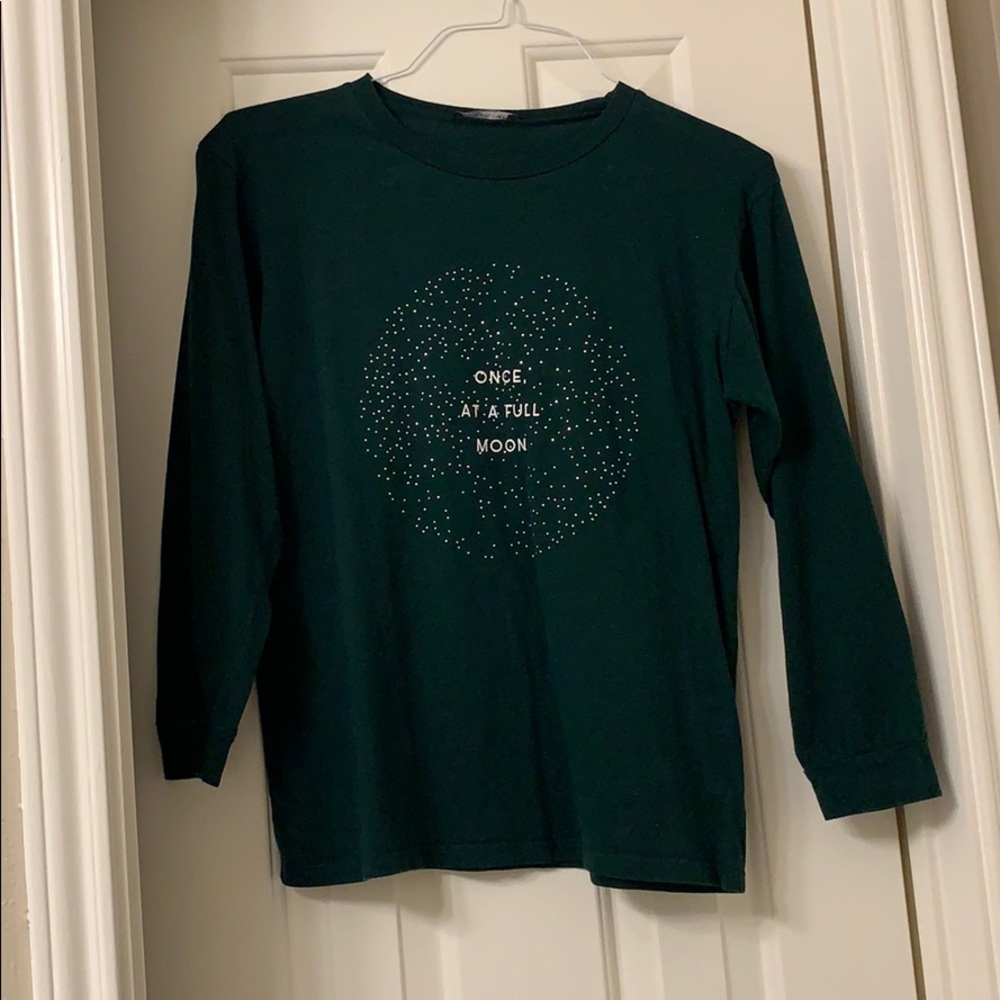 Emerald Green Long Sleeve Zara Shirt